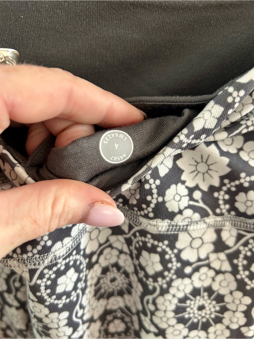 lululemon athletica Wunder UnderTwiggy Printed Ignite Crop Nimbus & Soot Light - Picture 9 of 10